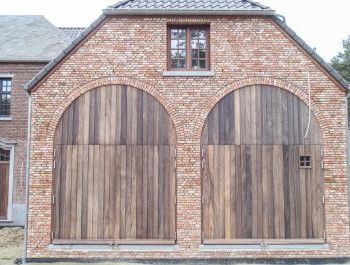 Houten poorten garage poorten